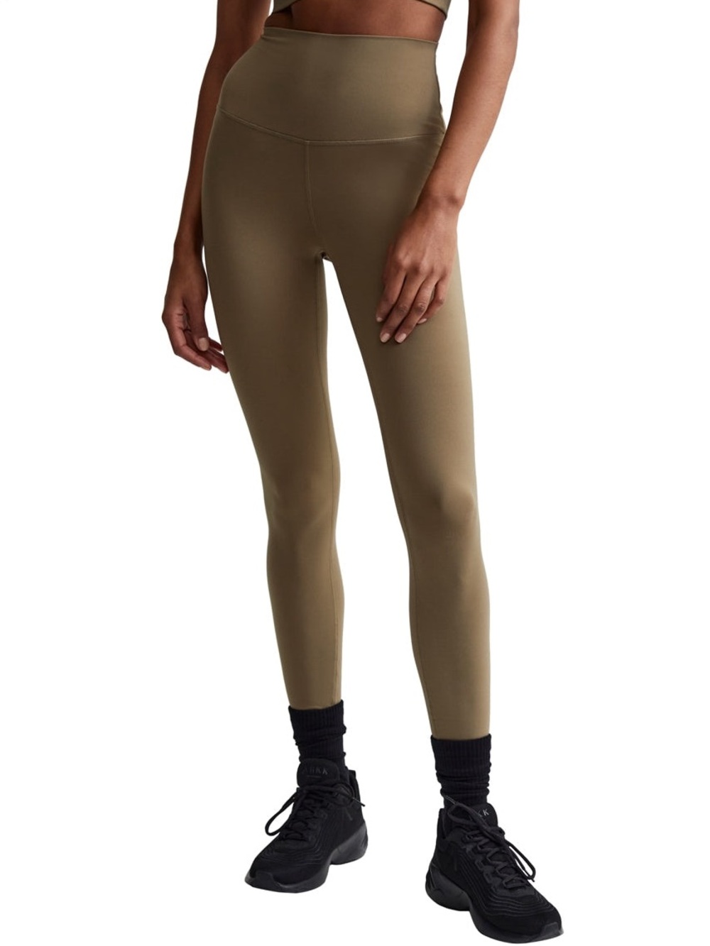 Varley High-Waist Olive Green Women's Performance Leggings